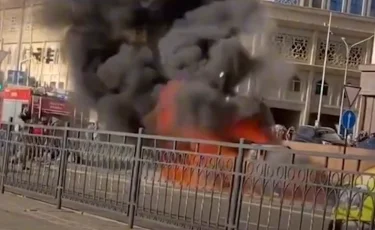 Взрыв автомобиля в Астане: пять человек госпитализированы в больницы