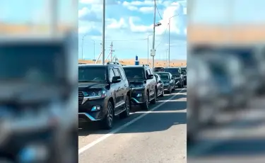 Түркістан облысында түлектердің көлік шеруі айып тұрағымен аяқталды