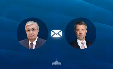 Глава государства направил телеграмму поздравления Королю Дании