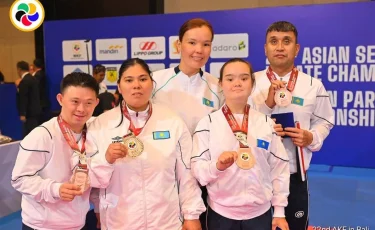 Сборная Казахстана по пара-карате заняла первое общекомандное место на чемпионате Азии