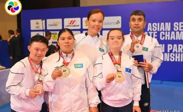 Сборная Казахстана по пара-карате заняла первое общекомандное место на чемпионате Азии