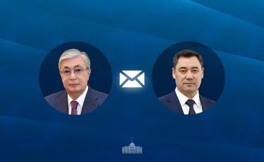 Мемлекет басшысы Қырғыз Республикасының президентіне құттықтау жеделхатын жолдады