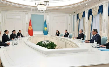 Мемлекет басшысы Қырғыз Республикасы Жогорку Кенешінің төрағасын қабылдады