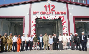 В селе Жібек-Жолы Алматинской области открылось новое пожарное депо