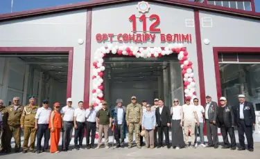 В селе Жібек-Жолы Алматинской области открылось новое пожарное депо