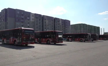 Красный в потоке: почему общественный транспорт Алматы меняет привычный цвет