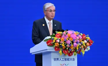 Президент Дүниежүзілік жасанды интеллект жөніндегі конференцияда сөз сөйледі