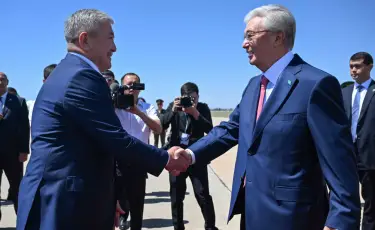 Президент Орталық Азия және Әзербайжан көшбасшыларының кездесуіне қатысу үшін Шолпан-Атаға барды
