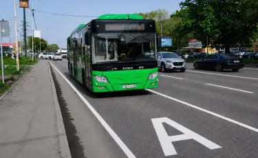 В Алматы изменятся схемы движения трех автобусных маршрутов