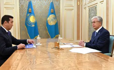 Президент встретился с министром сельского хозяйства Айдарбеком Сапаровым