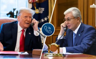 Мемлекет басшысы АҚШ президентімен телефон арқылы сөйлесті