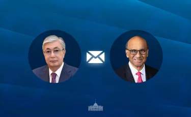 Мемлекет басшысы Сингапур президентіне құттықтау жеделхатын жолдады