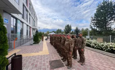 В Алматы сотрудники ДЧС приняли участие в выборах в Құрылтай