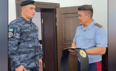 Полицейский, совмещающий службу и спорт, завоевал путевку на турнир "Қазақстан Барысы"