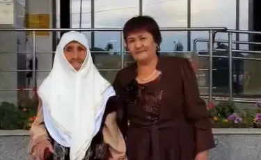 90-летняя бабушка, покорившая лестницу Медеу, проголосовала на выборах