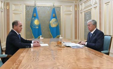 Глава государства выслушал отчет акима Западно-Казахстанской области