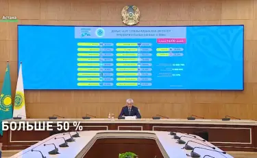 Больше половины казахстанцев, включённых в списки избирателей, проголосовали на выборах