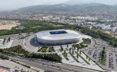 Алматының жаңа спорт нышаны: қалада УЕФА талаптарына сай 45 мың орындық стадион салынып жатыр