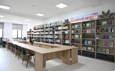 Жетісудағы тұңғыш жаңа форматтағы кітапхана Сарыөзекте қолданысқа берілді