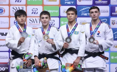 Алматинский дзюдоист Әділжан Нұрбекен завоевал серебро чемпионата мира