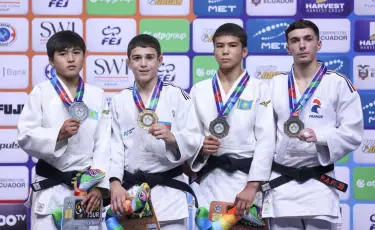 Алматинский дзюдоист Әділжан Нұрбекен завоевал серебро чемпионата мира