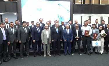 Алматы облысында кәсіби мереке қарсаңында бір топ құрылысшы марапатталды