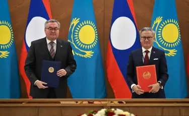 Қазақстан мен Лаос арасында бірқатар құжатқа қол қойылды