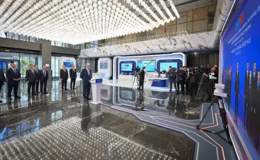 Глава государства принял участие в церемонии запуска завода по глубокой переработке кукурузы
