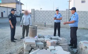 Түркістанда көше ластағандарға айыппұл салынды