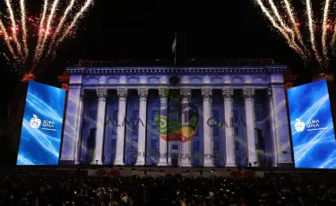 Кульминация Дня города: на площади Астана прошли Almaty Vibes и 3D Mapping Show