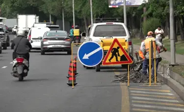 Алматыда Төле би көшесінің бір бөлігінде көлік қозғалысы шектеледі