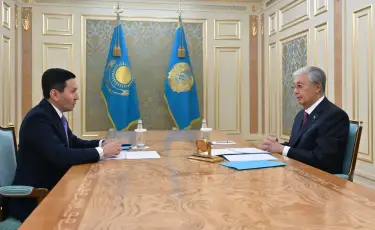 Глава государства встретился с председателем правления АО «Самрук-Қазына» Нурланом Жакуповым