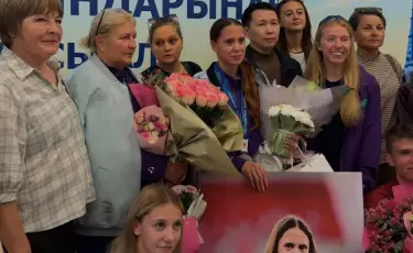Призеры и участники Азиатских игр вернулись в Алматы