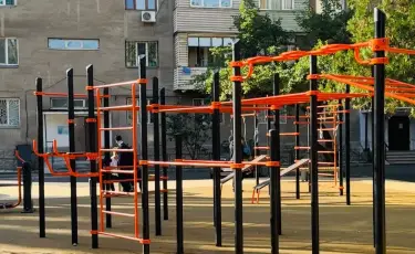 В Турксибском районе Алматы обновили дворы в микрорайоне «Жұлдыз»