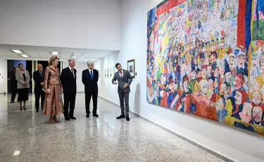 Қазақстан Президенті Бельгиялықтар Королімен және Патшайымымен бірге Ұлттық музейге барды