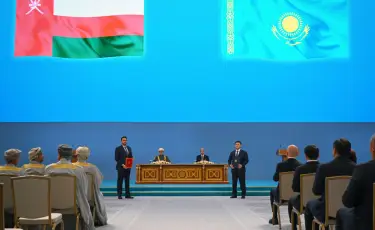 По итогам переговоров Президент Казахстана и Султан Омана приняли Совместное заявление