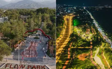 Алматыда әл-Фараби даңғылы маңында жаңа демалыс кеңістігі ашылды