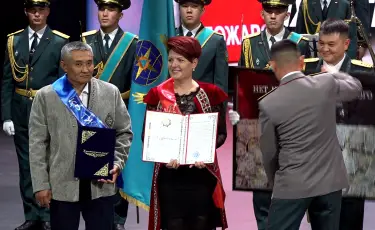 Алматыда құтқарушы ардагерлерге құрмет көрсетілді