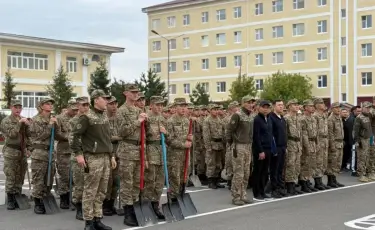 Более 20 тысяч военнослужащих Нацгвардии приняли участие в акции "Таза Қазақстан"