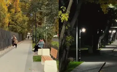 Алматыдағы Аймауытов көшесінде жаңа серуендеу аймағы көркейтілді