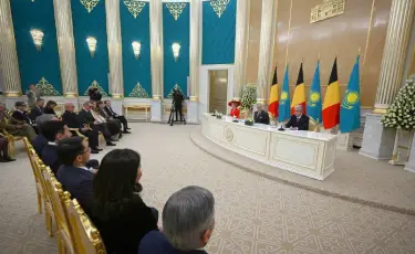 Касым-Жомарт Токаев и Король Филипп провели брифинг для представителей СМИ