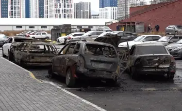 Автотұрақтағы өрт: ауруханаға түскен науқастың жағдайы ауыр