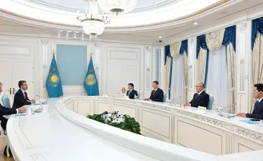 Глава государства встретился с генеральным директором «Атлетико Мадрид» Мигелем Анхелем Хилем Марином