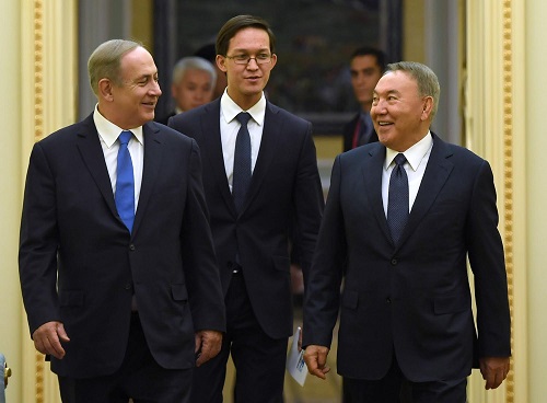 Назарбаев Израиль мемлекетінің Премьер-министрі Биньямин Нетаньяхумен кездесті