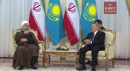 Президент Казахстана Нурсултан Назарбаев провел переговоры с главой Ирана