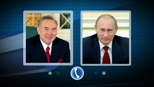 Нұрсұлтан Назарбаев Путинмен телефон арқылы сөйлесті