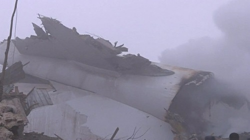 Грузовой самолет турецкой авиакомпании разбился в Бишкеке
