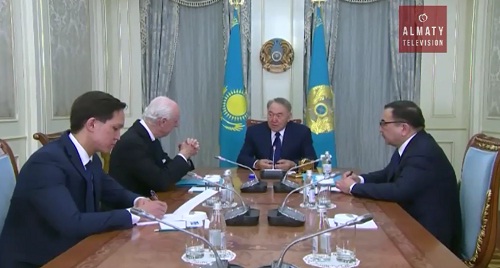 Нурсултан Назарбаев обсудил со спецпосланником ООН конфликт в Сирии