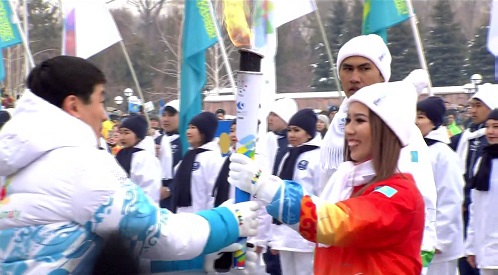 В Алматы состоялась церемония зарождения огня Универсиады