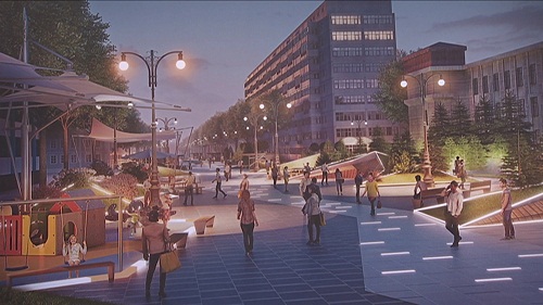 В Алматы реконструируют пешеходную зону Арбат